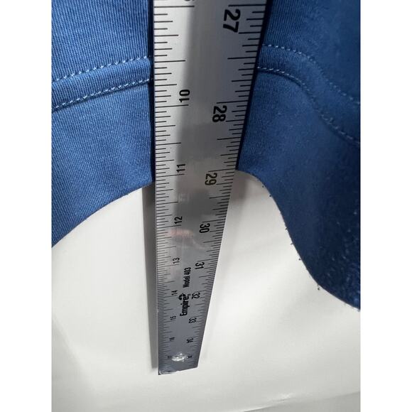 Peter Millar‎ Sweater Blue Bullseye Precision Wool Blend Quarter-Zip Pullover XL - Picture 9 of 9